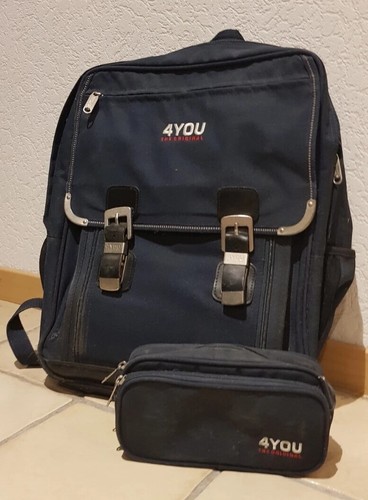 Schulranzen grau schwarz 4you - schulranzen, grau/schwarz
